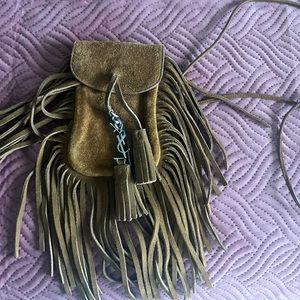 Sale! YSL Anita fringe pouch